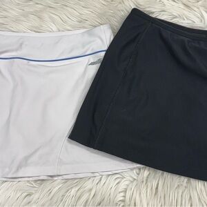 Avia White and Black Athletic Skorts